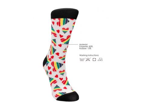 Skarpetki Sexy Socks Happy Hearts 36 41 - 6