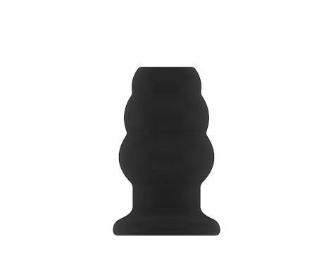 Korek analny Sono No.49 mały tunelowy czarny 7.7 cm - 4