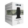 Korek analny Sono No.49 mały tunelowy czarny 7.7 cm - 4