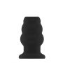 Korek analny Sono No.49 mały tunelowy czarny 7.7 cm - 5