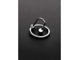 Penis plug stalowy Steel z pierścieniem 28 mm