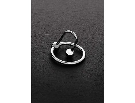 Penis plug stalowy Steel z pierścieniem 28 mm
