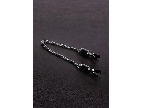 Barrel Tit Clamps with Chain (pair)