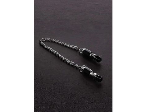 Barrel Tit Clamps with Chain (pair) - 2