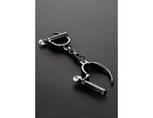 Kajdanki regulowane Steel stal nierdzewna 6 cm