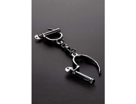Kajdanki regulowane Steel stal nierdzewna 6 cm