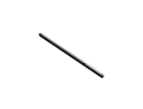 Żebrowany korek do penisa stalowy Steel 24 cm 0,8 cm