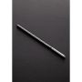 Żebrowany korek do penisa stalowy Steel 24 cm 0,8 cm - 3