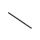 Żebrowany korek do penisa stalowy Steel 24 cm 0,8 cm