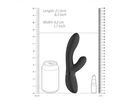 Kyra - Pulse Clitoral Rabbit - Black - 11