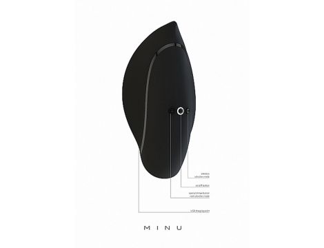 Stymulator Minu - Lay On Vibrator - Black - 10