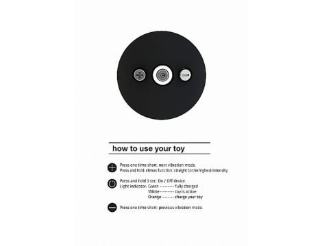 Stymulator Minu - Lay On Vibrator - Black - 7