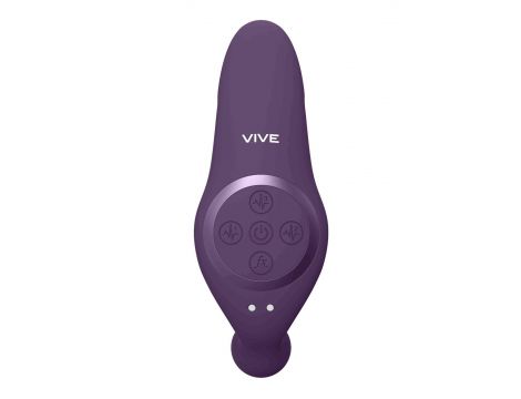 Wibrator analny Kata Vive fioletowy z pilotem USB - 3