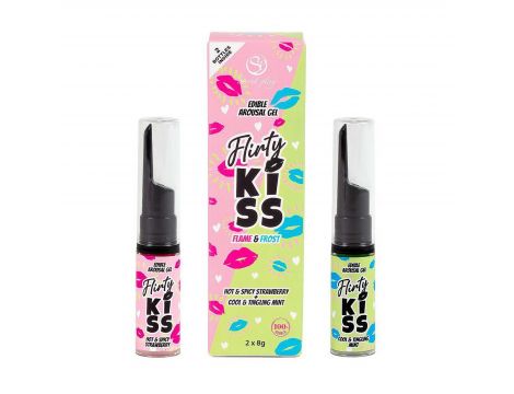 Żel jadalny Secret Play Flirty Kiss truskawka i mięta - 4