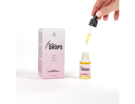 Serum nawilżające Fem Drops Secret Play kwiat herbaty - 3