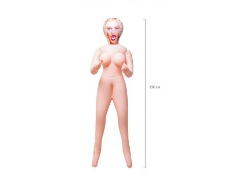 Lalka erotyczna blondynka Lilit DollsX TOYFA 150 cm - 3