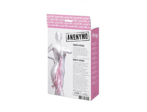 Pejcz zamszowy Anonymo różowy 64 cm - 7
