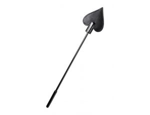 Bicz skórzany PU Anonymo Stack czarny 36 cm