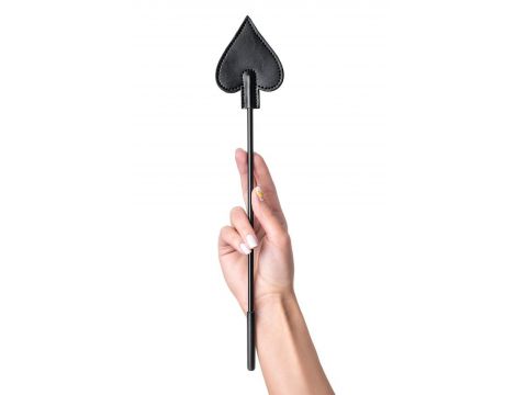 Bicz skórzany PU Anonymo Stack czarny 36 cm - 2