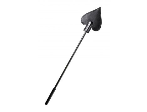 Bicz skórzany PU Anonymo Stack czarny 36 cm