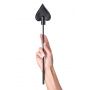 Bicz skórzany PU Anonymo Stack czarny 36 cm - 3