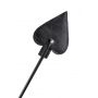Bicz skórzany PU Anonymo Stack czarny 36 cm - 4