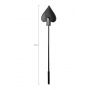 Bicz skórzany PU Anonymo Stack czarny 36 cm - 5