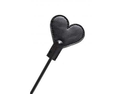 Bat skórzany BDSM Anonymo Stack czarny 35 cm - 2