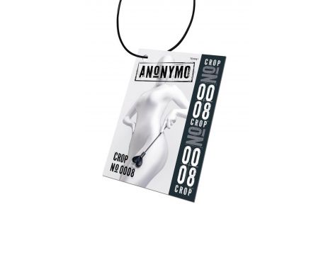 Bat skórzany BDSM Anonymo Stack czarny 35 cm - 5