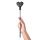 Bat skórzany BDSM Anonymo Stack czarny 35 cm