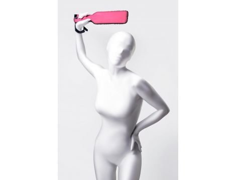 Klapki BDSM poliestrowe Anonymo czerwone 37 cm - 4