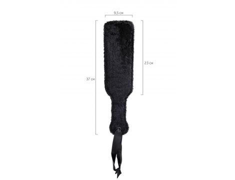 Klapki BDSM poliestrowe Anonymo czerwone 37 cm - 7