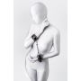 Anonymo handcuffs, PU leather, print, 19.5 cm - 3