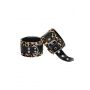 Anonymo handcuffs, PU leather, print, 19.5 cm - 5