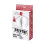 Anonymo handcuffs, PU leather, red, 27 cm - 2