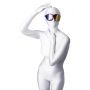 Maska BDSM Anonymo PVC z nadrukiem 27,5 cm - 3