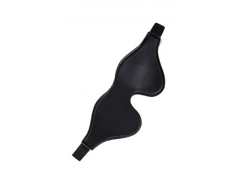 Maska Anonymo skóra PU z printem czarna 26 cm - 4