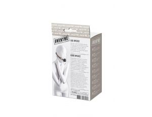 Anonymo gag, ABS plastic, black, 64 cm