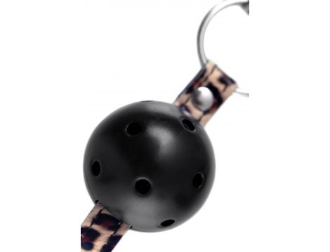 Anonymo gag, ABS plastic, black, 64 cm - 7