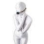Anonymo gag, ABS plastic, black, 64 cm - 3