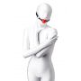 Anonymo gag, TPR, red, 64 cm - 4