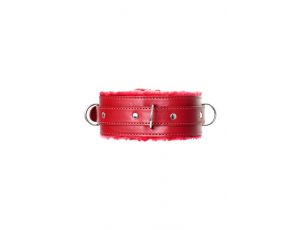 Anonymo collar, PU leather, red