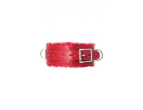 Anonymo collar, PU leather, red - 5