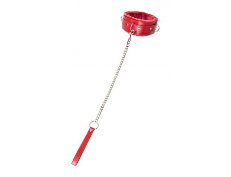Anonymo collar, PU leather, red - 8