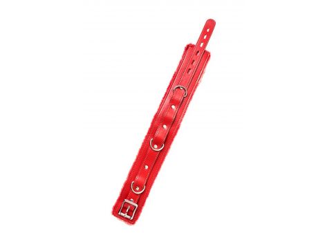 Anonymo collar, PU leather, red - 9