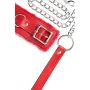 Anonymo collar, PU leather, red - 13