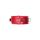 Anonymo collar, PU leather, red
