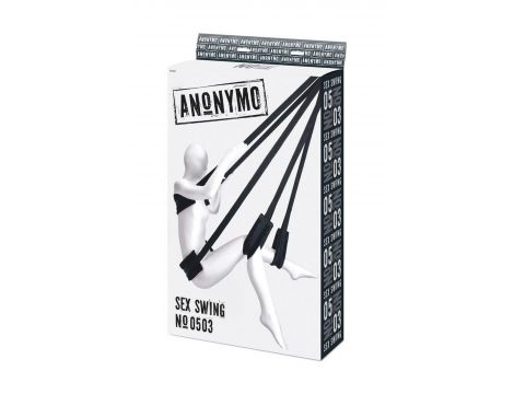 Anonymo Sex swing, Velour, black - 4