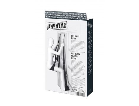 Huśtawka na drzwi Anonymo nylonowa czarna - 5