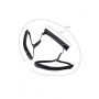 Anonymo fixing sling, PU leather, black, 145 cm - 8